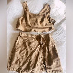 Free People - Ain’t nothin like it skort set (medium)